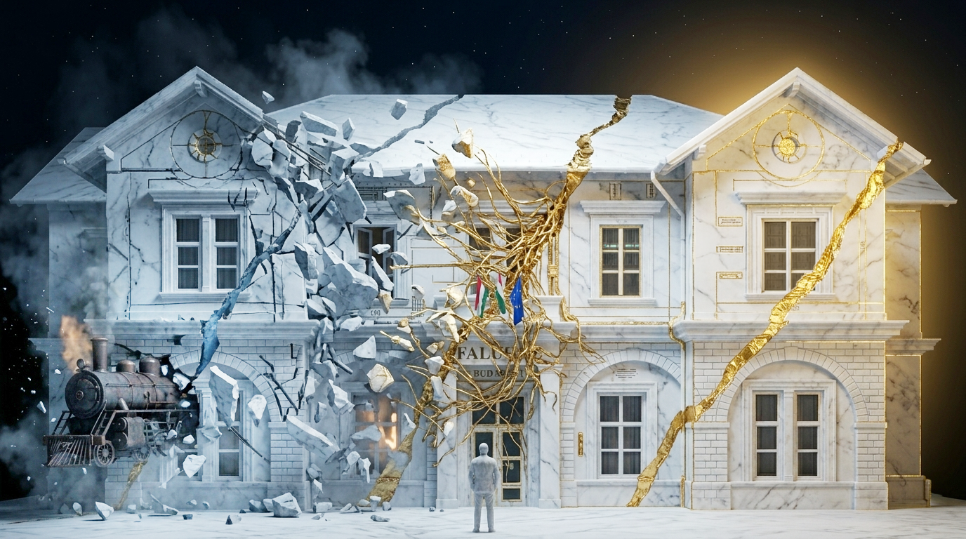 Vizuális show az épületre